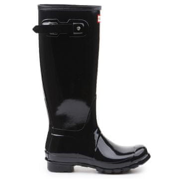 Hunter Dežni škornji čevlji za v vodo črna Org Tall Gloss L