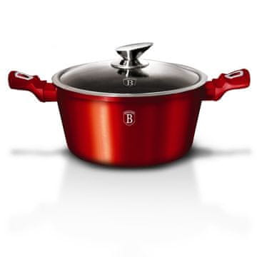 Berlingerhaus  Berlinger Haus granitni lonec 28 cm Red Metallic Line 9032
