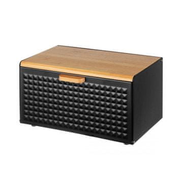 BRUNBESTE Shranjevanje hrane Brunbeste Jeklena posoda za kruh z lesenim pokrovom 41791