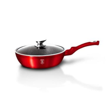 Berlingerhaus Granitna ponev 24 cm Red Metallic Line 9036