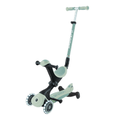 GO UP Deluxe LIGHTS ECOLOGIC 360° skiro, zložljiv, svetleča kolesa, pistacija zelen (697-505)