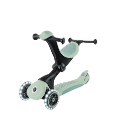 GO UP Deluxe LIGHTS ECOLOGIC 360° skiro, zložljiv, svetleča kolesa, pistacija zelen (697-505)