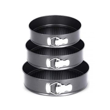 EliteHoff Modeli za torte, pekači, 3 kosi, 20/22/24 cm, 41772