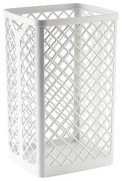 SAPHO Stenski odpadkovni koš LINEACQULBA 35L, bela barva