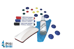 Piši-Briši BELA magnetna TABLA 100x120cm AluFrame s priborom WH1012AX