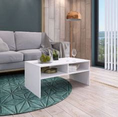 Fort Klubska mizica RENOVA (bela)