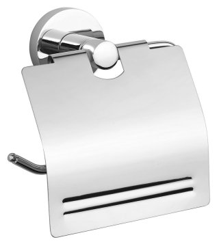 AQUALINE SAMBA Kromirano Nosilec za Toaletni Papir s Pokrovom