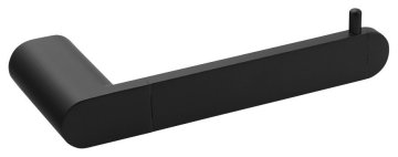 SAPHO Črni mat držalo za toaletni papir FLORI art deco oblikovanje