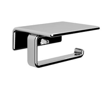 Gedy GEDY IL GIGLIO Krom Držalo za Toaletni Papir s Poličko