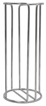 Ridder Elegantno Samostoječe Držalo za Toaletni Papir FLORI, Kromirana Končnica