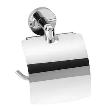 SAPHO LARISSA Eleganten Držalo Toaletnega Papirja s Pokrovom, Krom