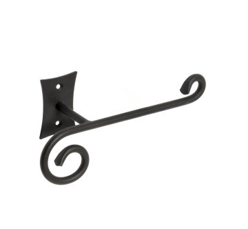 SAPHO Črni nosilec toaletnega papirja AQUALINE REBECCA