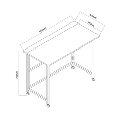 Maclean MC-1250B Mobilna pisalna miza