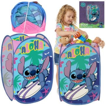 Disney DISNEY Stitch Zložljiva košara za igrače, organizator za otroško sobo za shranjevanje, prostorna 35x35x58 cm