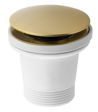 POLYSAN GEDY THEA Zlat Mat Click-Clack Vanova Izpust, 6/4", Samostoječ, 250ml