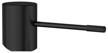 SAPHO SOLARIS Črna Mat Ovládací Páka za Tuš