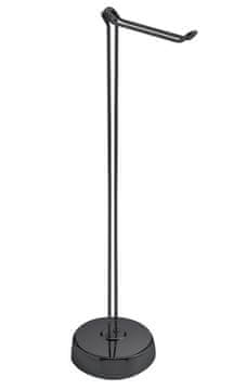 Gedy Elegantni Črni Matirni Stojalo za Toaletni Papir, Stenski Nosilec