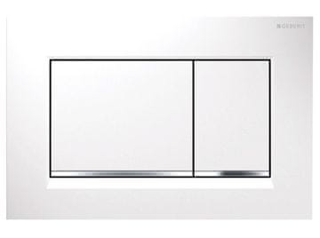 Geberit GEBERIT SIGMA30 Sijajno Belo Kromirano Ovojno Tlačítko
