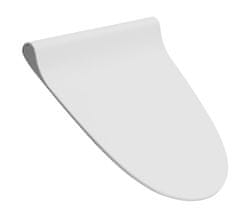 Gsi Pokrov za urinarnik AQUALINE, Soft Close, bela mat, plastika