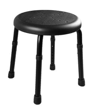 Ridder RIDDER Okrogla Kopalniška Stolica Črna, Ø 45cm