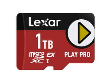 Lexar PLAY PRO spominska kartica, Micro SDXC Express 7.1, 1TB, 900MB/s, V30 (LMSXPS0001T-BNNNG)