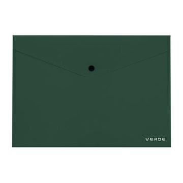 Zložljiv kovček z gumbom Verde-A4, zelen, 1 kos