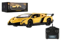 Avto RC Lamborghini plastični 20cm 2,4GHz daljinski upravljalnik z baterijo in lučjo
