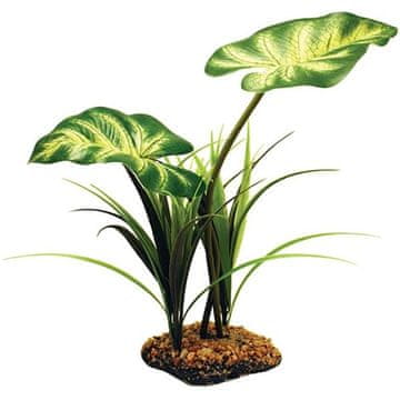 KOMODO Dekoracija umetna rastlina - list Broadleaf Canopy 26cm