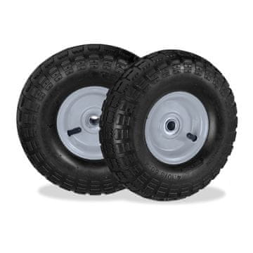 Northix Komplet koles za tovornjak z 2 jeklenima platiščema, pnevmatike z avtomobilskim ventilom