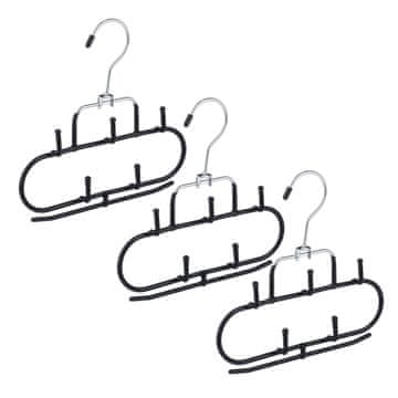 Northix Komplet 3 držal za pas s 5 kavlji in 2 palicama za shranjevanje