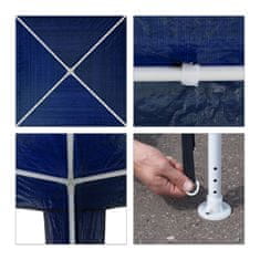 Northix Paviljon šotor z vodoodporno streho, prilagodljiv sistem, robustno ogrodje