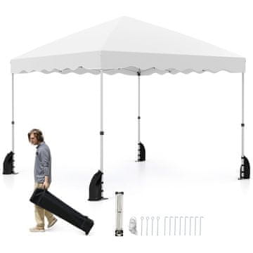 Northix 3 x 3 m vodoodporen pop-up paviljon, nastavljiva višina, prenosna torba na kolesih
