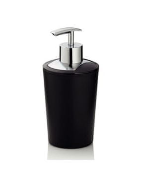 Kela Dozirnik mila KL-24202 MARTA plastic black H 17cm / ? 8cm / 350