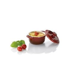 Kela Posoda za serviranje in peko KL-15289 Malin ceramic light gray with lid 9.5cm 14.0cm