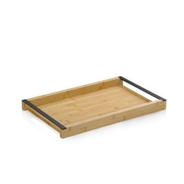 Kela Servirni pladenj KL-12598 Kiril bamboo black 43.0x27.5x4.0cm