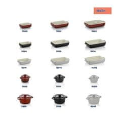 Kela Posoda za serviranje in peko KL-11928 Malin ceramic black with lid 9.5 cm 14.0 cm