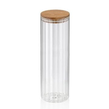 Kela Škatla za shranjevanje KL-15285 Dorothea glass transparent 27.0cm 9.0cm 1.5l