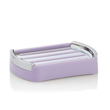 Kela Posodica za milo KL-24544 Marta plastic, purple 12.5x9x2.5 cm