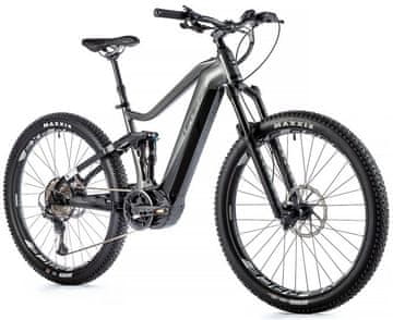 Leader Fox Gorsko Električno Kolo Leader Fox AYRA FS 29" 720Wh Panasonic, Siva, Polna Oprema