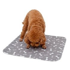 HARLEY® Neprepustne pralne podloge za pasje mladiče 70x80 cm | PAWSORB Siva