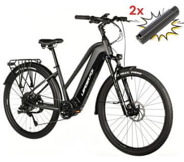 Leader Fox Električno Treking Kolo BARNET za Dame 28" (720Wh, Siva Mat)