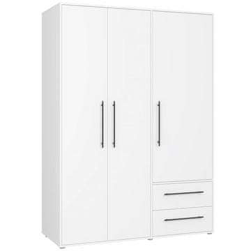 Fort Garderobna omara MOKKARIS MKSS833 (bela)