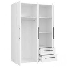 Fort Garderobna omara MOKKARIS MKSS833 (bela)