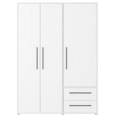 Fort Garderobna omara MOKKARIS MKSS833 (bela)