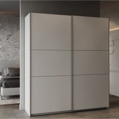 Fort Garderobna omara GHOST - 180 cm (bela)