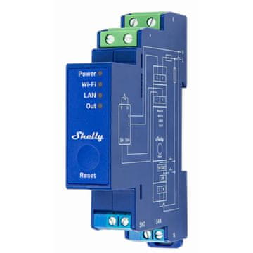 Shelly Rele Pro Dimmer 0/1-10V PM WLAN LAN BT merilna funkcija DIN letev