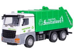 2-Play Traffic tovornjak za smeti 14,5 cm kovinski vzvratni del