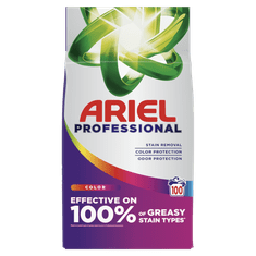 Ariel Professional Color prašek za pranje barvnega perila, 100 pranj