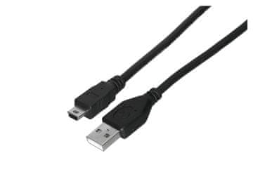 Gembird Gembird 1.8m USB 2.0 A/mini-USB M USB kabel USB A Mini-USB B Črn