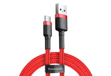 slomart Baseus Cafule USB-C kabel 2m, 2A, rdeč